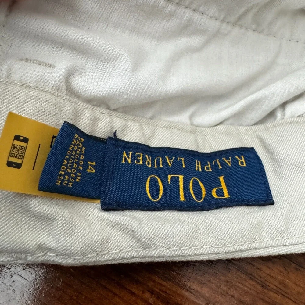 Boys Classic Ralph Lauren Polo Shorts Flat Front ‎ 9